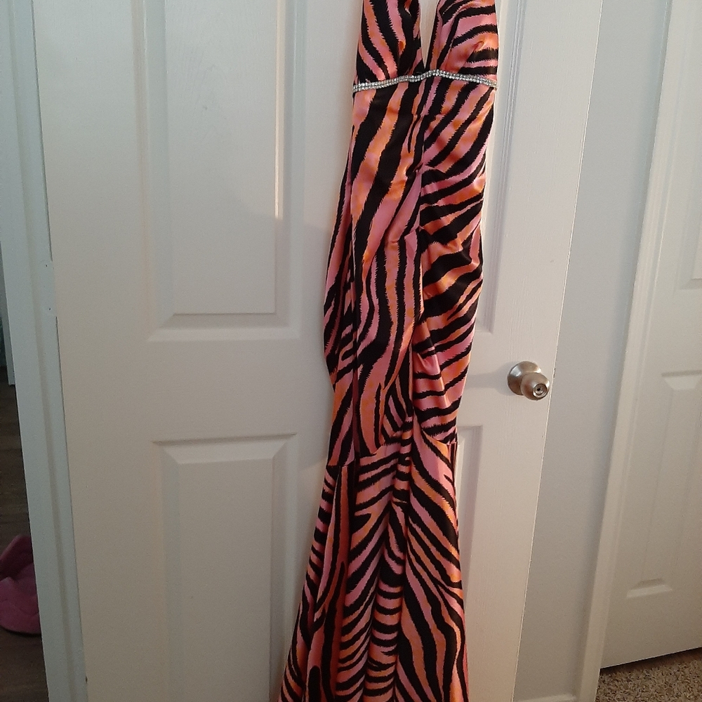Jump Apparel Long Dress Evening/Prom Color PINK BL